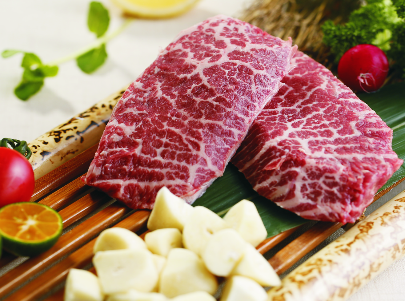 鲜极品谷饲板腱牛排